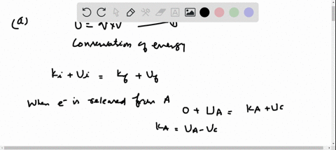 points-a-and-b-have-electric-potentials-of-332-mathrmv-and-149-mathrmv-respectively-when-an-electron