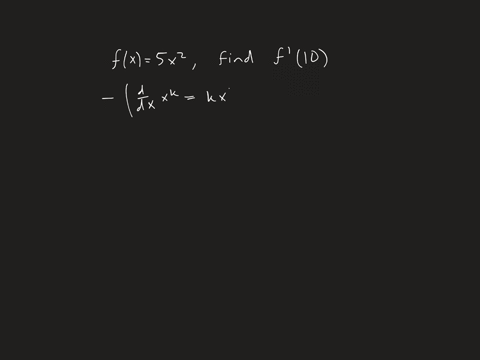find-the-derivatives-algebraically-fx5-x2-at-x10