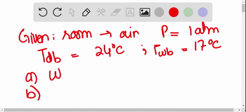 the-air-in-a-room-has-a-pressure-of-1-mathrmatm-a-drybulb-temperature-of-24circ-mathrmc-and-a-wet-bu
