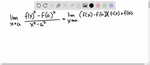 if-fx-is-differentiable-at-xa-neq-0-quad-evaluate-lim-_x-rightarrow-a-fracfleftx2right-flefta2rightx