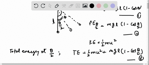 a-simple-pendulum-oscillates-so-that-theta-is-the-maximum-angle-with-vertical-its-maximum-speed-is-2