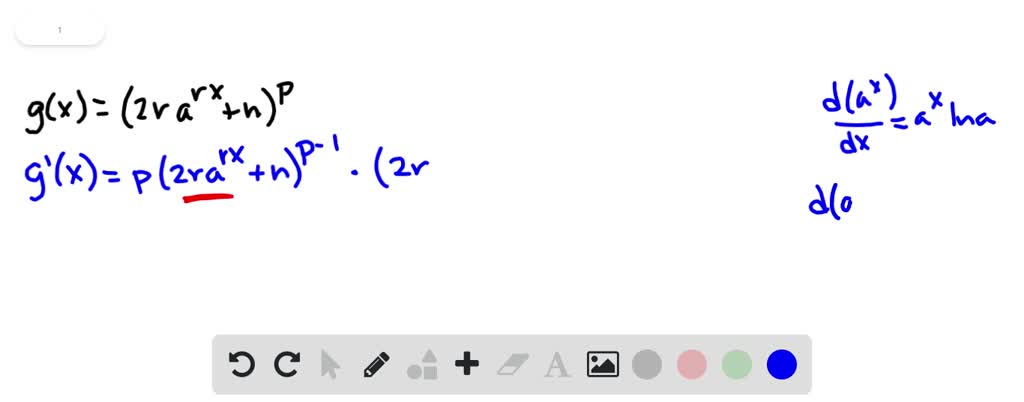 Solved Find The Derivative Of The Function G X