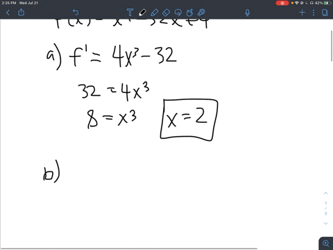 a-find-the-critical-numbers-of-f-if-any-b-find-the-open-intervals-on-which-the-function-is-increa-10