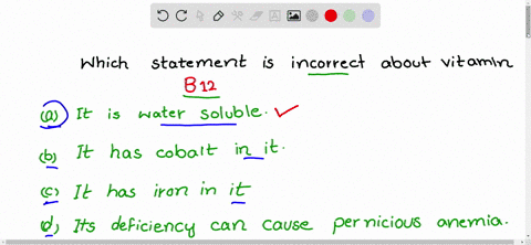 which-of-the-following-statements-is-false-regarding-vitamin-mathrmb_12-a-it-is-water-soluble-b-it-h