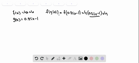 in-each-case-find-fgx-and-gfx-then-determine-whether-g-and-f-are-inverse-functions-fx4-x4-gx025-x-1