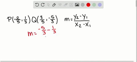 find-the-slope-of-the-line-passing-through-each-pair-of-points-if-possible-pleft-frac25-frac13right-
