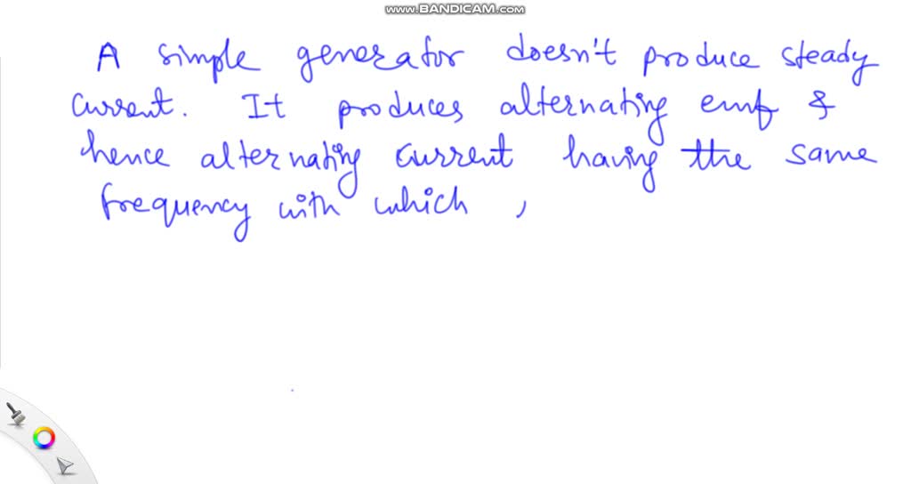 SOLVEDDoes a simple generator produce a steady direct current? Explain.