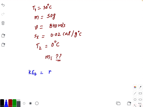 at-30circ-mathrmc-a-lead-bullet-of-50-mathrmg-is-fired-vertically-upwards-with-a-speed-of-840-mathrm