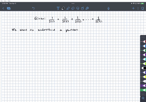 in-exercises-7-12-use-sigma-notation-to-write-the-sum-frac131frac132frac133cdotsfrac139
