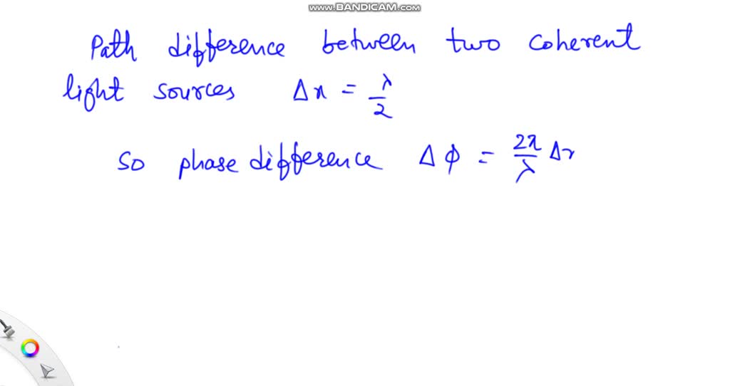⏩SOLVEDTwo coherent light sources are half a wavelength out of… Numerade