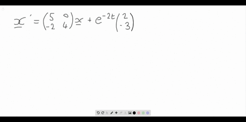 9-mathbfxprimeleft-beginarrayrr5-0-2-4endarrayright-mathbfxe-2-t-left-beginarrayr2-3endarrayright