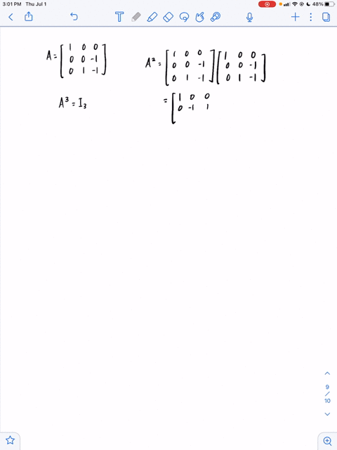 work-each-problem-let-aleftbeginarrayrrr1-0-0-0-0-1-0-1-1endarrayright-show-that-a3i_3-and-use-this-