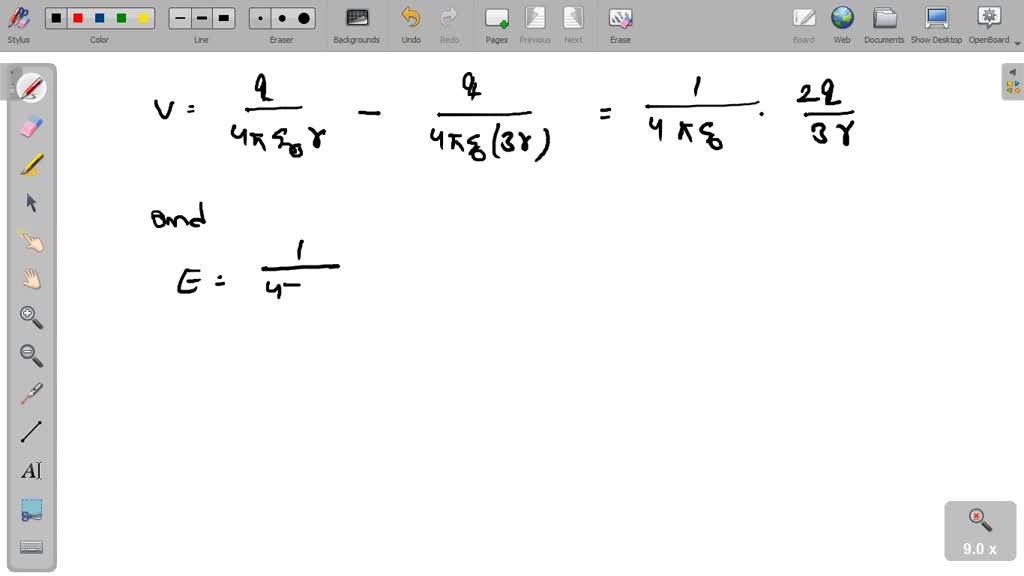 SOLVEDA hollow charged metal sphere has radius r. If the potential