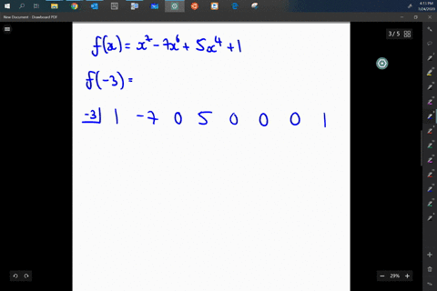 use-the-remainder-theorem-to-evaluate-fx-for-the-given-value-of-x-fxx7-7-x65-x41-x-3