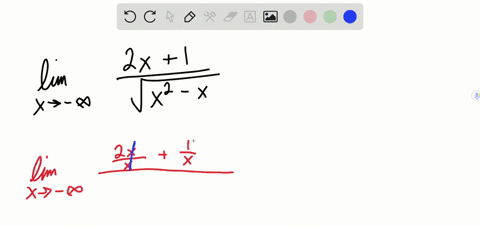 find-the-limit-lim-_x-rightarrow-infty-frac2-x1sqrtx2-x