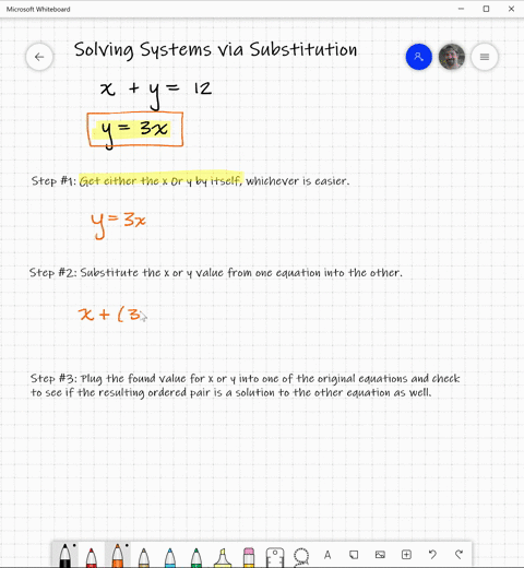 solve-each-system-by-the-substitution-method-check-each-solution-see-examples-1-5-beginaligned-xy12-