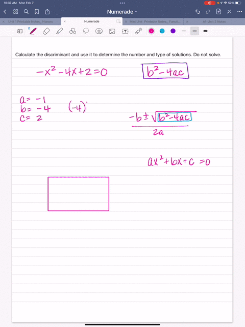 calculate-the-discriminant-and-use-it-to-determine-the-number-and-type-of-solutions-do-not-solve-x-5
