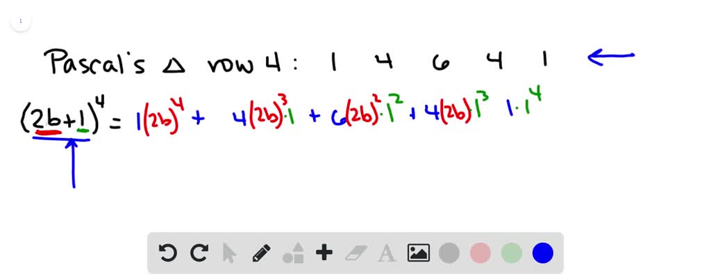 Solveduse The Binomial Theorem To Expand Each Expression See Example