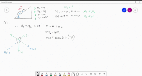 figure-6-e6-shows-two-blocks-in-contact-sliding-down-an-inclined-surface-of-inclination-30circ-the-f
