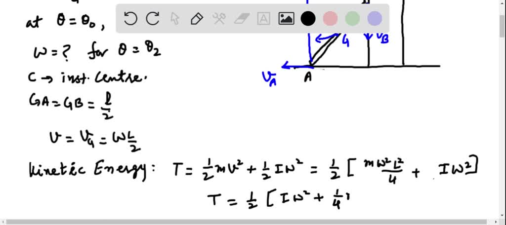 SOLVED:A long ladder of length l, mass m, and centroidal mass moment of ...