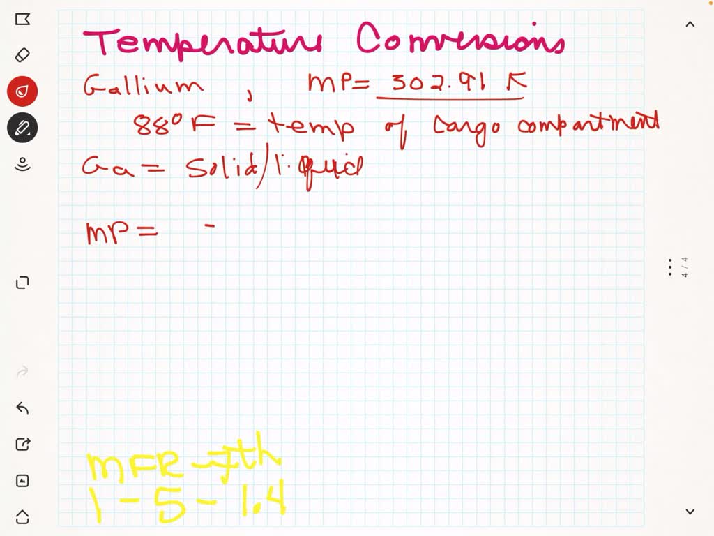 The Metal Gallium Has A Relatively Low Melting Point For A Metal, 302. ...