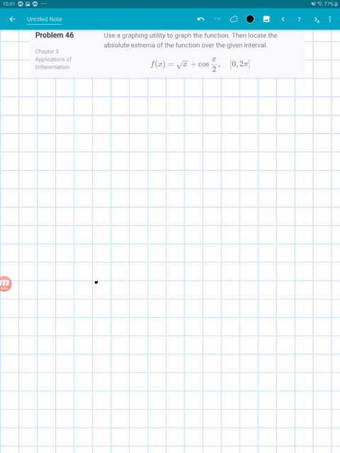 use-a-graphing-utility-to-graph-the-function-then-locate-the-absolute-extrema-of-the-function-over-2