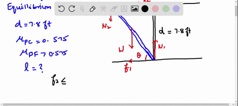 a-uniform-pole-is-propped-between-the-floor-and-the-ceiling-of-a-room-the-height-of-the-room-is-78-3