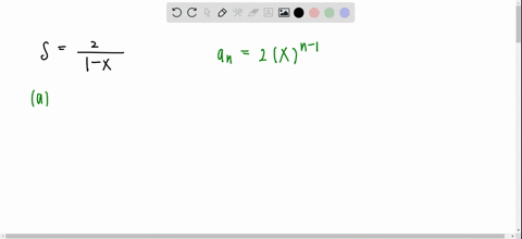 suppose-the-sum-of-an-infinite-geometric-series-is-sfrac21-x-where-x-is-a-variable-a-write-out-the-2