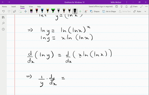 calculate-fracdd-xleftln-xxright