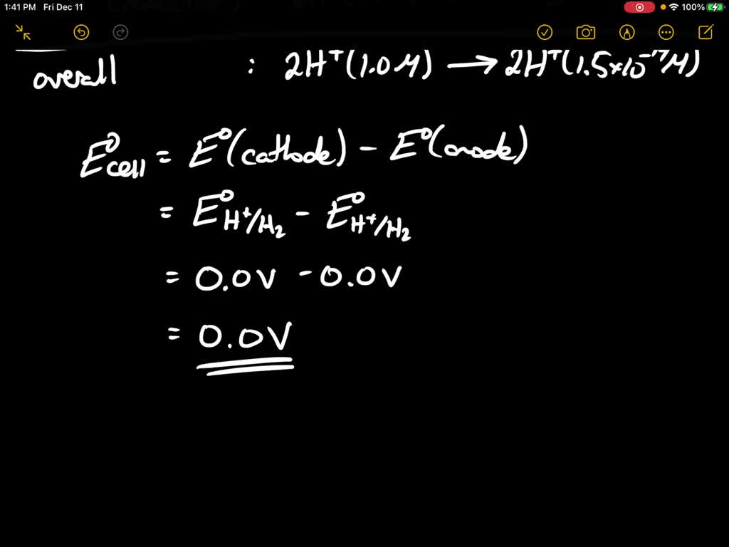 SOLVEDA concentration cell is constructed of two hydrogen electrodes