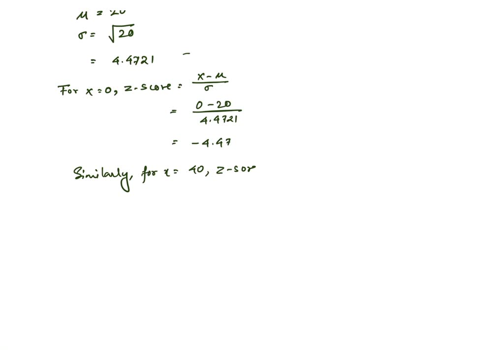 SOLVED: Suppose that X is a random variable with mean and variance both ...