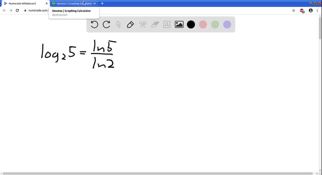 SOLVEDUse the Change of Base Formula and a calculator to evaluate the