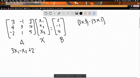 in-each-of-the-following-express-the-matrix-equation-as-a-system-of-linear-equations-a-leftbeginarra