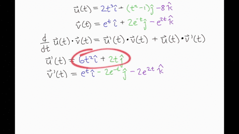 let-mathbfut2-t3-mathbfileftt2-1right-mathbfj-8-mathbfk-text-and-mathbfvtet-mathbfi2-e-t-mathbfj-e-5