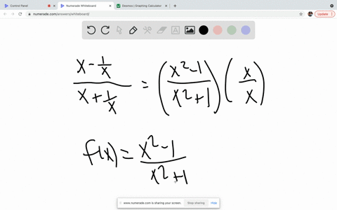 SOLVED:The equation for f is given by the simplified expression that ...