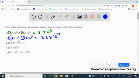 perform-the-following-calculations-express-your-answers-in-scientific-notation-a-left2-times-105righ
