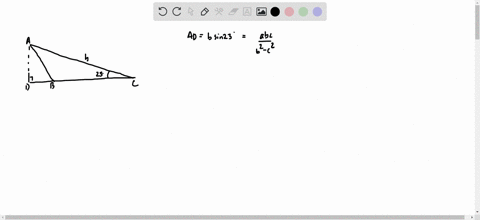 if-a-d-is-the-altitude-from-a-bc-c23circ-and-a-dfraca-b-cb2-c2-find-b