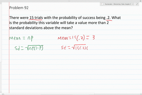 a-binomial-random-variable-x-is-based-on-15-trials-with-the-probability-of-success-equal-to-02-find-