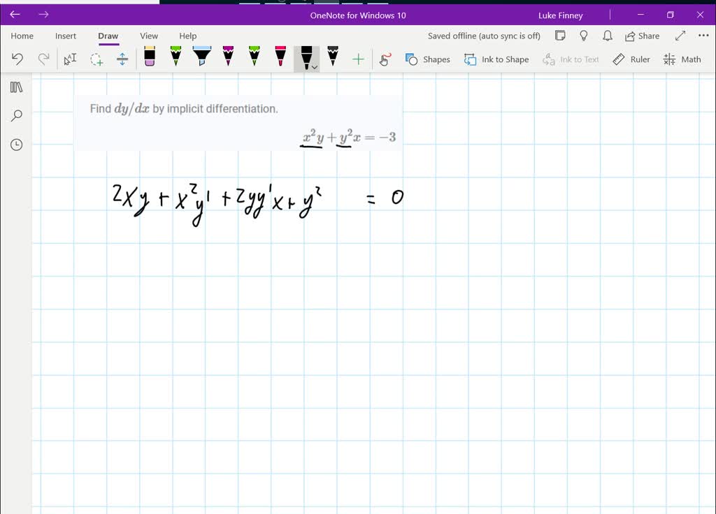 Solvedfind D Y D X By Implicit Differentiation X2 Y2 X Y2 X30