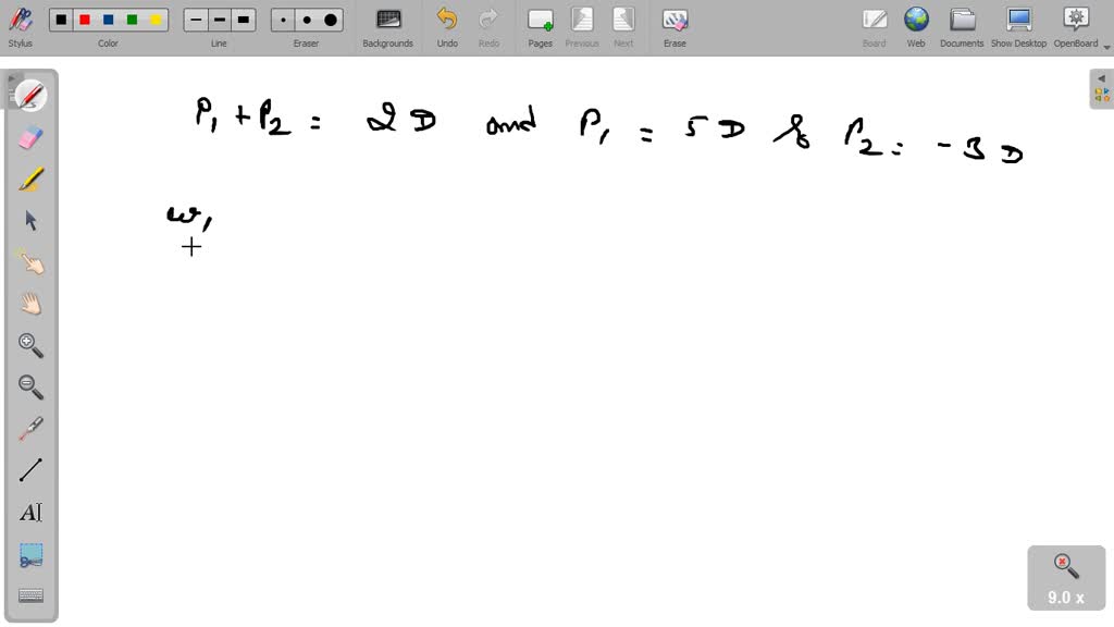SOLVEDThe power of an achromatic convergent lens of two lenses is +2 D