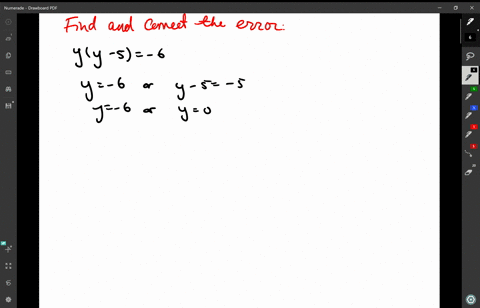 ⏩SOLVED:Each exercise contains an error. Find and correct the error ...