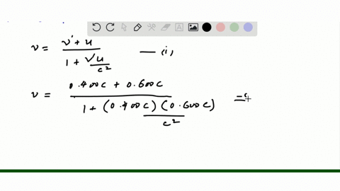 an-observer-in-frame-s-is-moving-to-the-right-x-direction-at-speed-u-0600c-away-from-a-stationary-ob