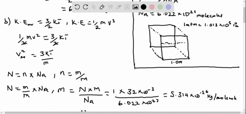 a-oxygen-o-has-a-molar-mass-of-320-mathrmg-mathrmmol-what-is-the-average-translational-kinetic-energ