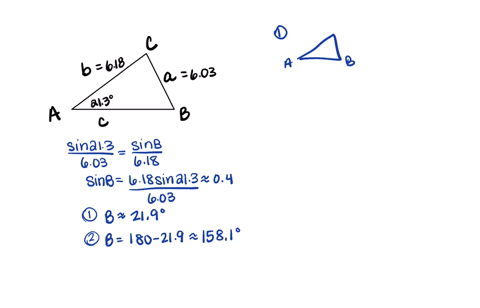 two-sides-and-an-angle-are-given-determine-whether-a-triangle-or-two-exist-and-if-so-solve-the-tr-11