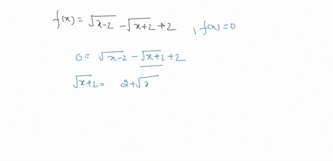 without-graphing-determine-the-x-intercepts-of-the-graphs-given-by-each-of-the-following-fxsqrtx-2-2