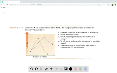 Solved Copy The Three Energy Diagrams Shown Here A Label The Heat Of Reaction On Each B Label The Activation Energy On Each C Which Diagram Represents The Most Exothermic Reaction D Which