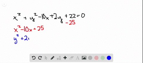 find-the-center-and-radius-of-the-circle-with-equation-x2y2-10-x2-y-220-then-graph-the-circle