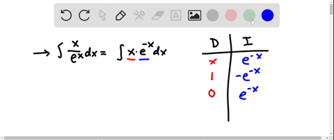evaluate-the-following-integrals-int-fracxex-d-x