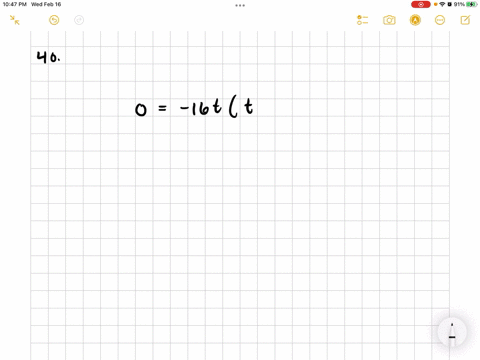 if-an-object-is-projected-upward-with-an-initial-velocity-of-128-mathrmft-per-sec-its-height-h-in--4