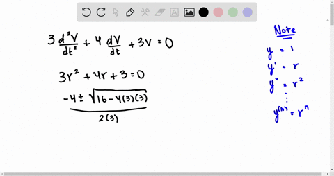 solve-the-differential-equation-3-fracd2-vd-t24-fracd-vd-t3-v0